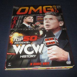 WWE: OMG, Vol. 2: The Top 50 Incidents in WCW History (DVD, 2014, 3-Disc Set)